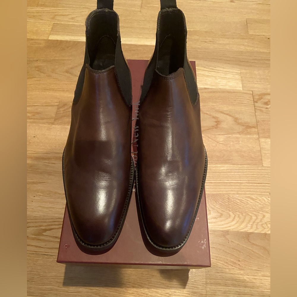 To Boot New York Brighton Chelsea Boots. Made In Italy. Leather. Brown. New. 7